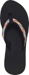 Reef Sandals - Braided Cushion Black/Multi - Women's Sandal